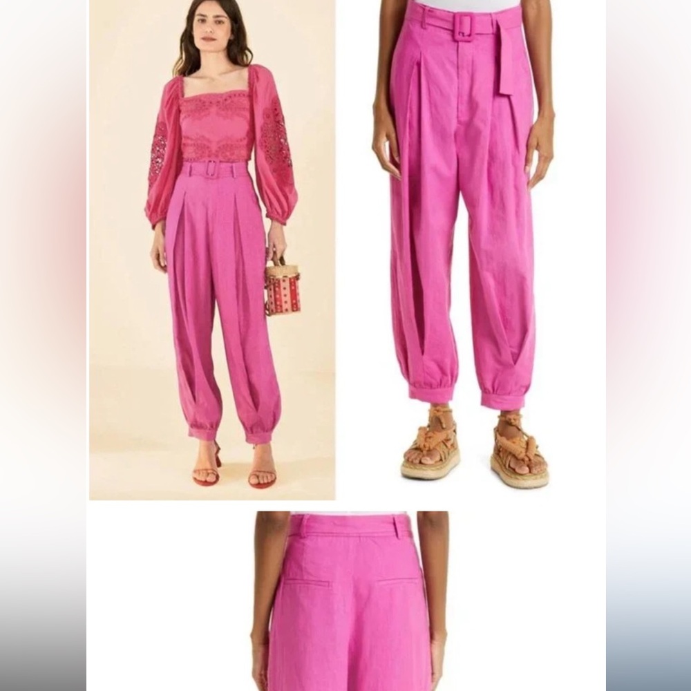 Farm rio - high wasted line pants. Size small